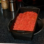 Meatloaf ready to go in the oven
