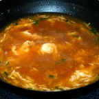 Egg drop soup complete!
